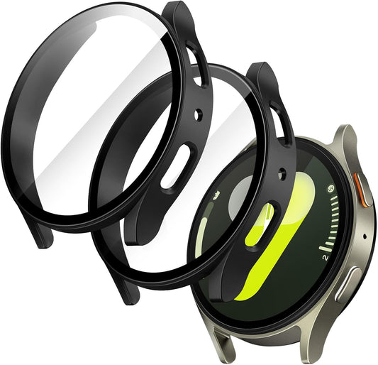 JETech Samsung Galaxy Watch 7 Case + Screen Protector - Maximum Protection