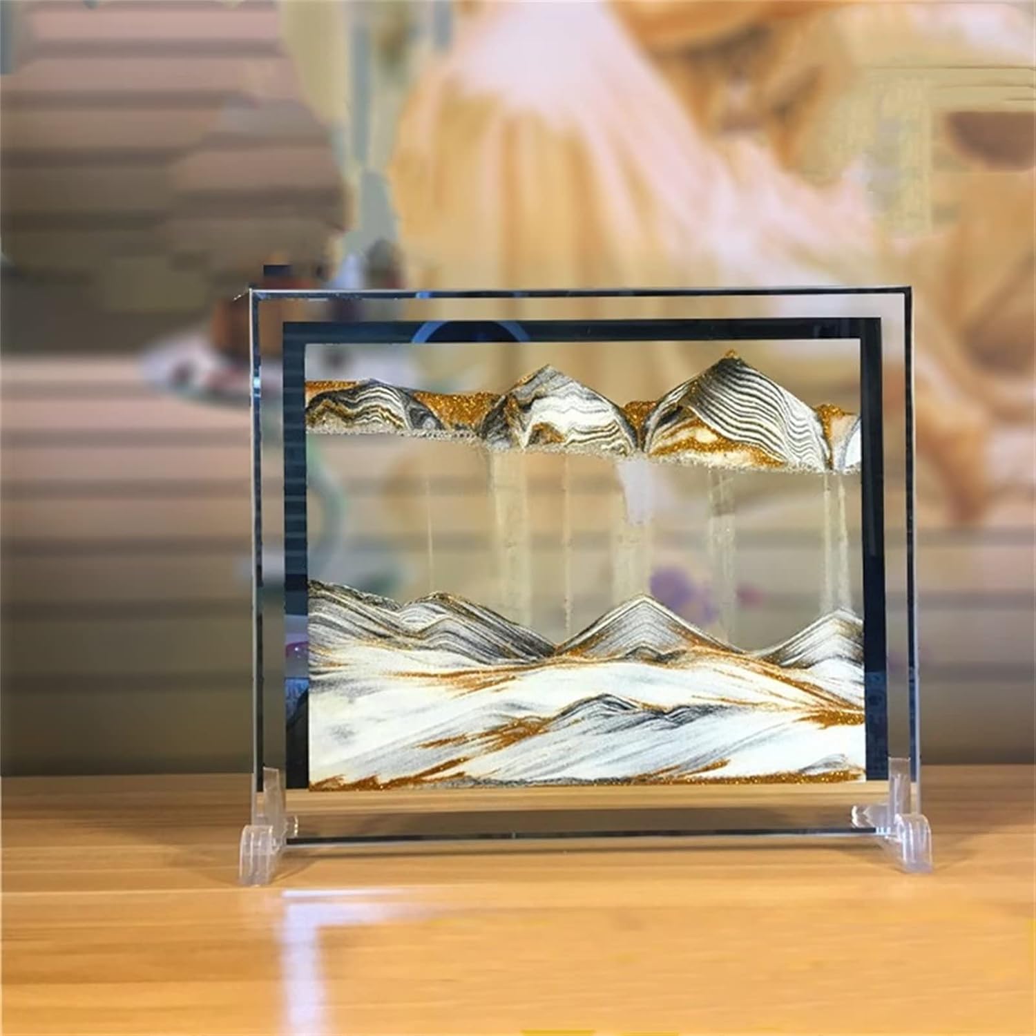 Moving Sand Art Picture for Home Office Decoration - 3D Design
