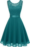 BeryLove Women's Short Homecoming Dress - Flowy Lace A-Line Cocktail