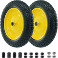 14.5 Wheel Barrow Wheels and Tires for Garden Carts and More