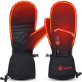 SAVIOR HEAT Heated Mittens Battery Ski Gloves - Balanced Warmth