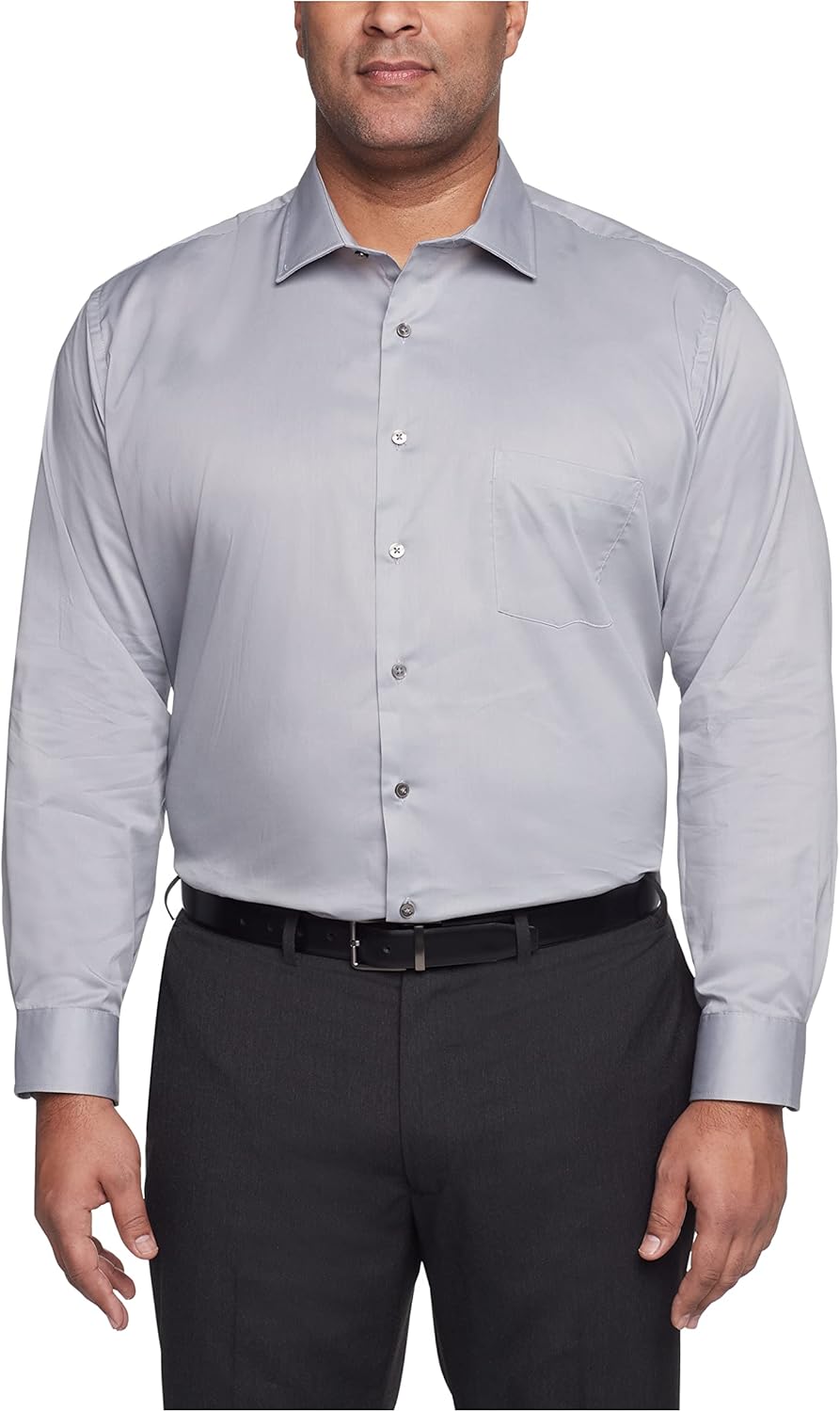 Van Heusen Men's Fit Dress Shirt with Flex Collar for Comfort