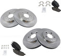 TRQ Front and Rear Brake Pad & Rotor Kit Compatible with 2005-10 Ford