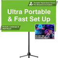 Valera 90in Green Screen Backdrop with Stand - Portable Studio Quality