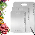 Titanium Cutting Board 100% Pure Titanium Double Sided - Durable