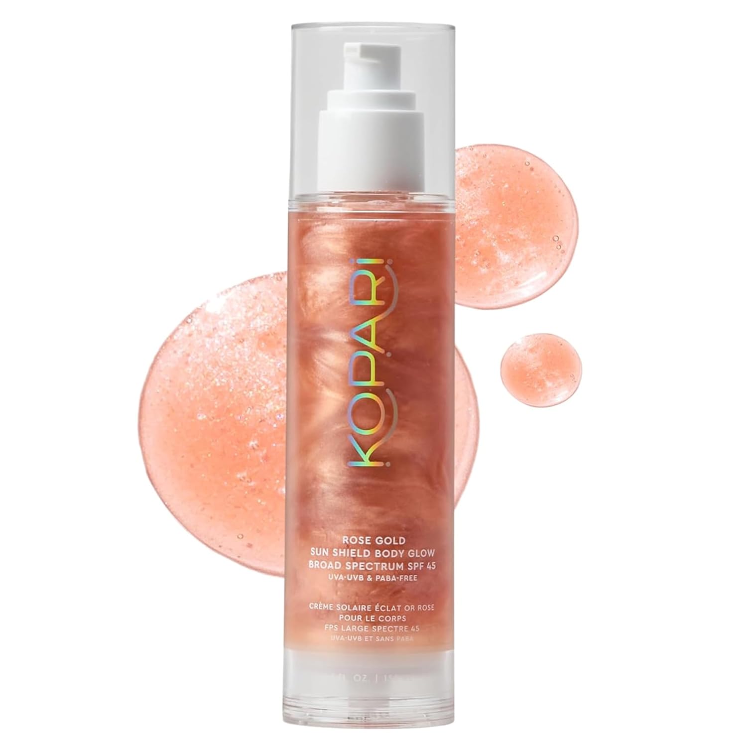 Kopari Sun Shield Body Glow SPF 45 for Radiant Skin