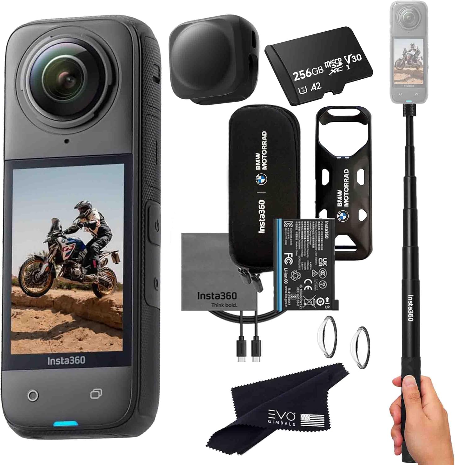 Insta360 X4 8K Waterproof 360 Action Camera for Adventure