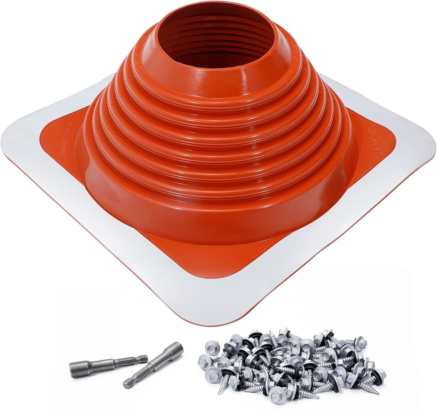 Durable #7 Metal Roof Pipe Flashing Boot for Chimney Sealing