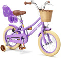 Girls Bike with Training Wheels 12 14 16 20 in - Princess Style First