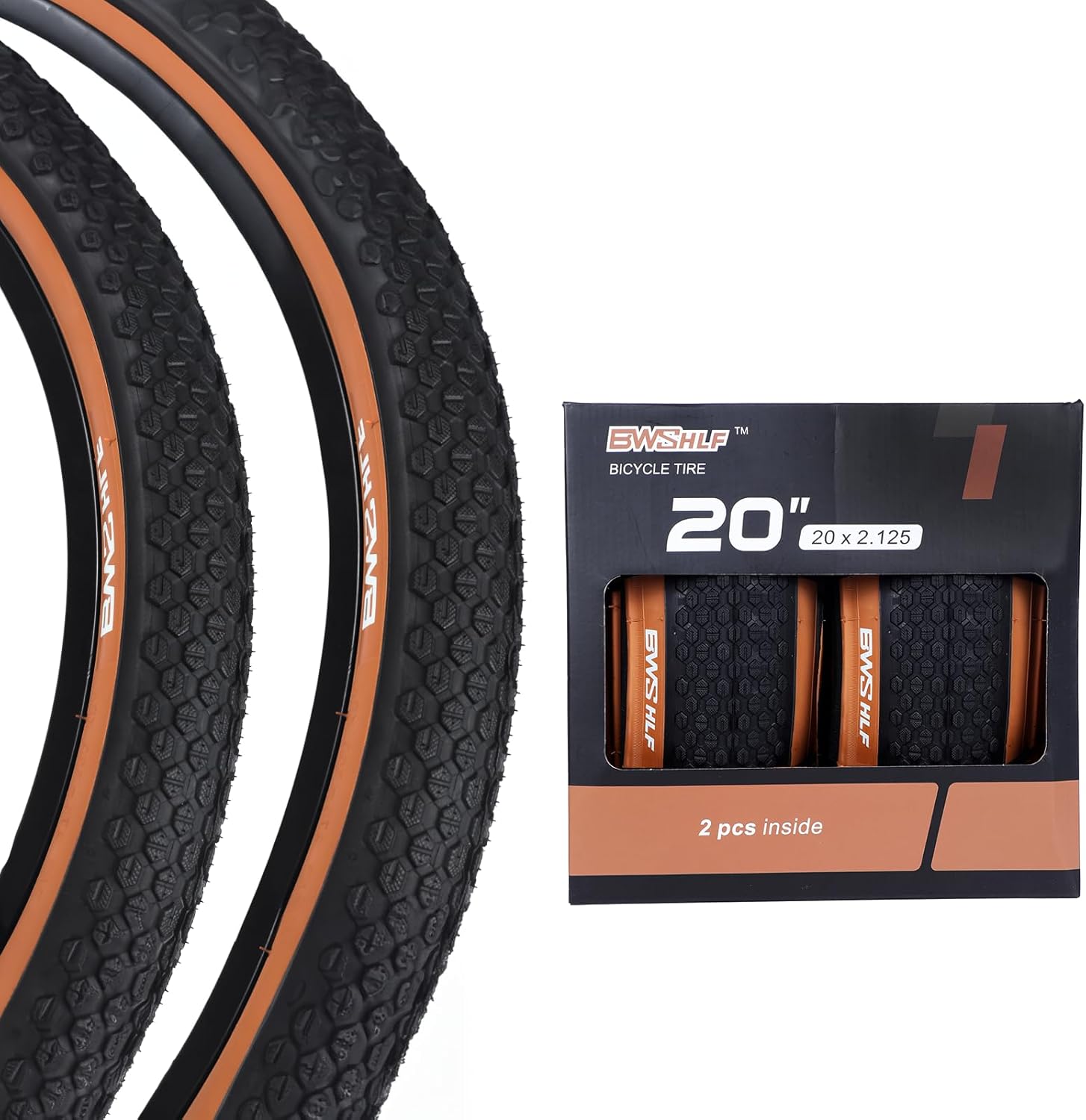 BWSHLF Replacement Mountain Bike Tires for All Sizes 20-29Inch