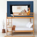 Bed Tent Bed Canopy Bunk Twin Size Tents - 80% Blackout Private Space