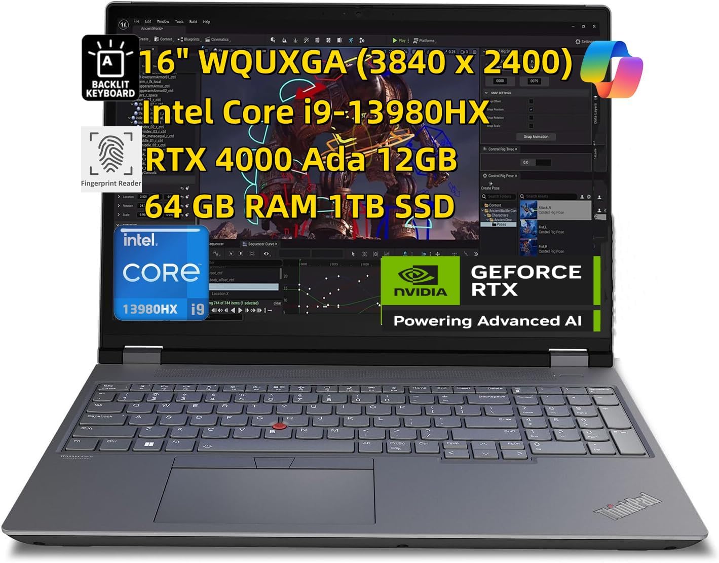 NewLenovo ThinkPad P16 Gen 2 Mobile Workstation for Professionals