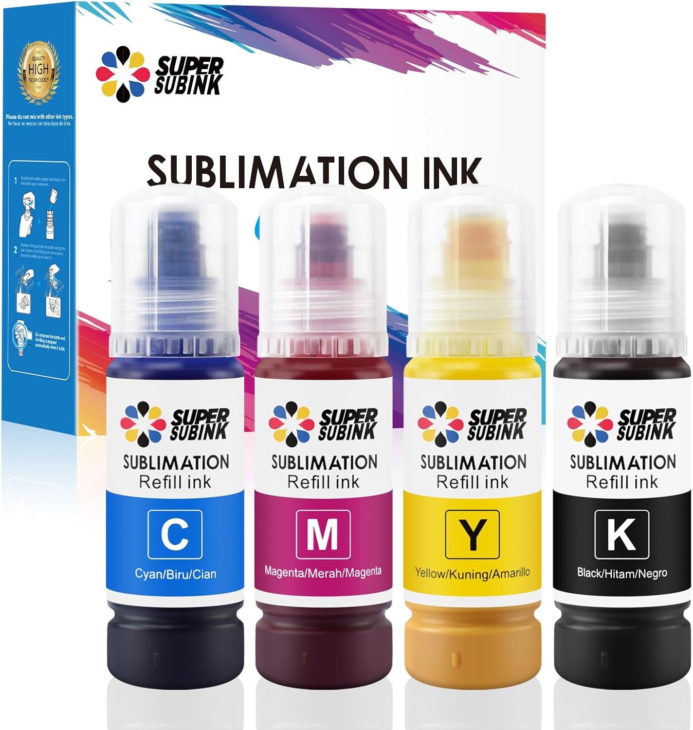 Vivid Sublimation Ink: Anti-UV, ICC-Free