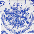 20-Pack Caspari Romantic Toile Blue Cocktail Napkins