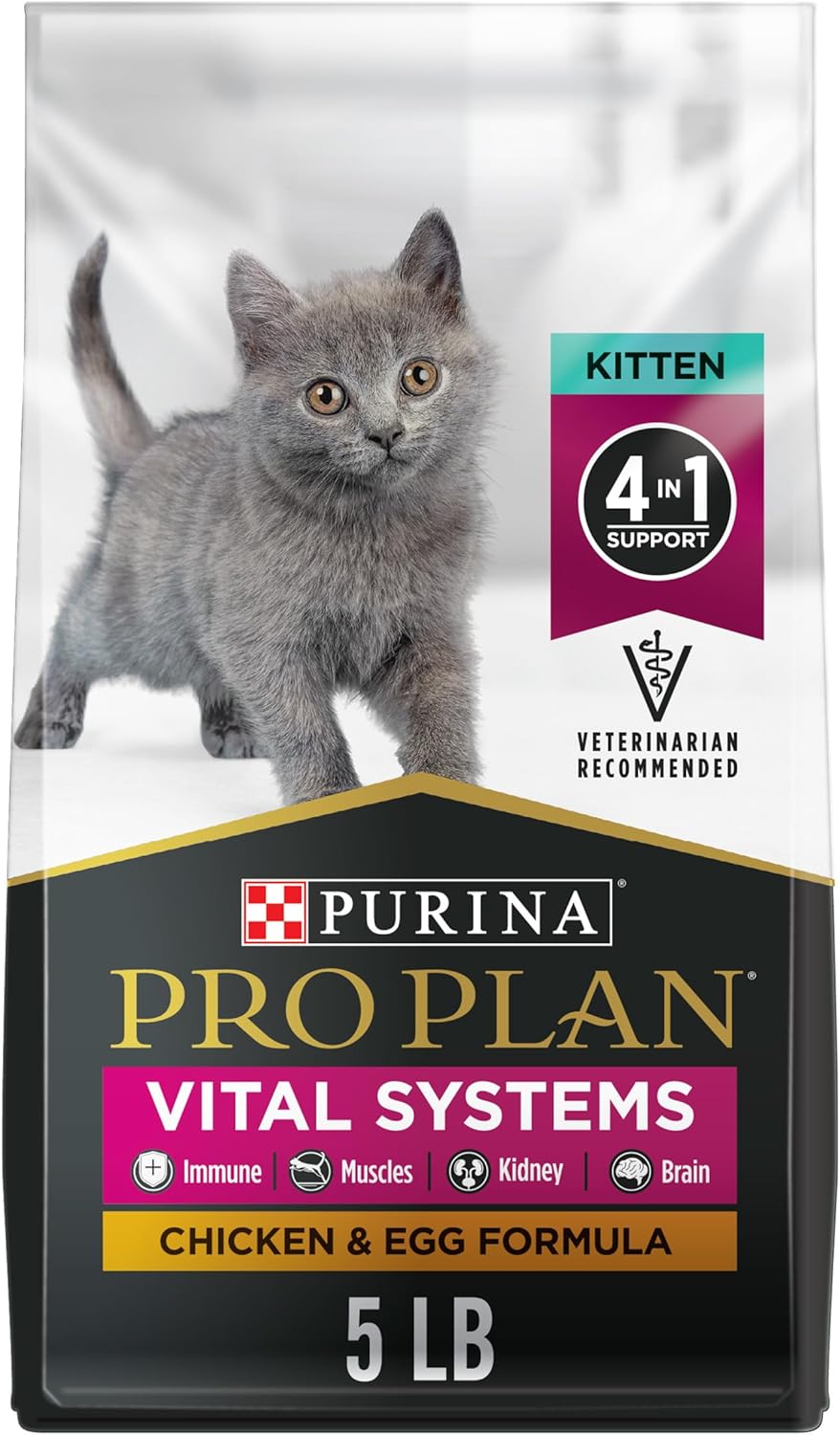 Purina Pro Plan Kitten Dry Food for Immune and Muscle Health