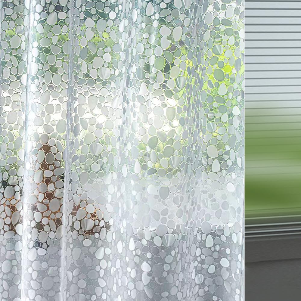 Clear EVA Shower Liner 60x72 Inch - Rustproof Grommets