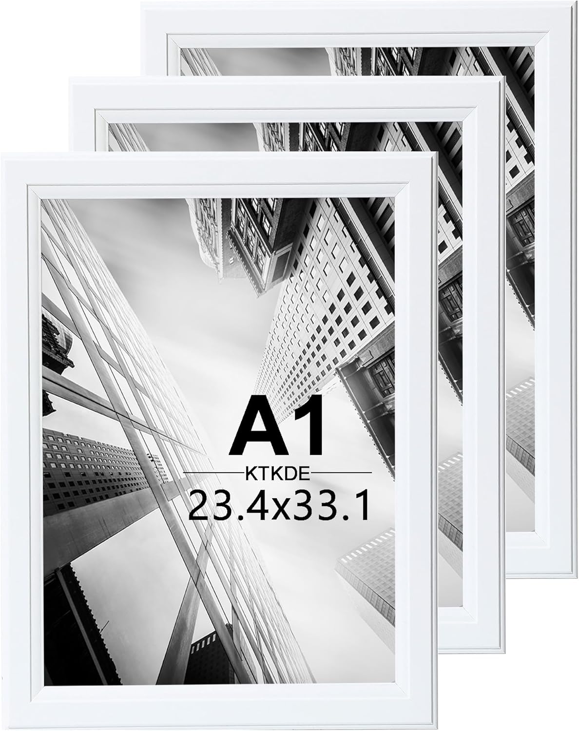 KTKDE A1 Picture Frame Set of 3 for Stylish Home Decor
