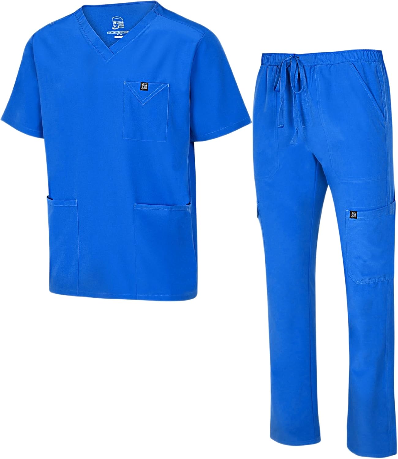 Natural Uniforms Mens Stretch Multi-Pocket Cargo Scrub Set Review