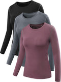 NELEUS Women's Athletic Compression Long Sleeve T Shirt - Tight Second