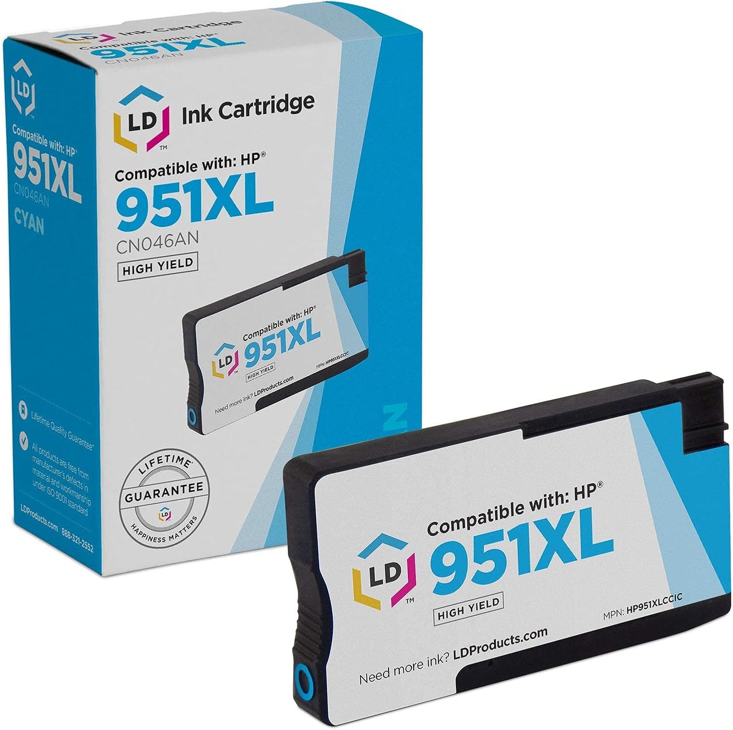 Vivid Cyan Ink for HP 951XL Printers