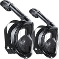 Full Face Snorkel Mask G2 Adults Kids - 180 Panoramic View