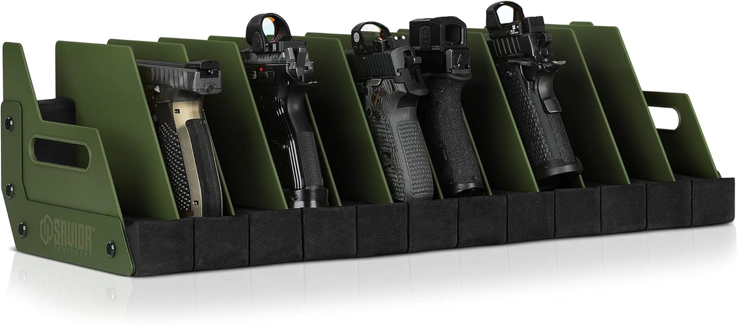 Savior Equipment Gun Pistol Rack Stand for 4-12 Firearms Storage