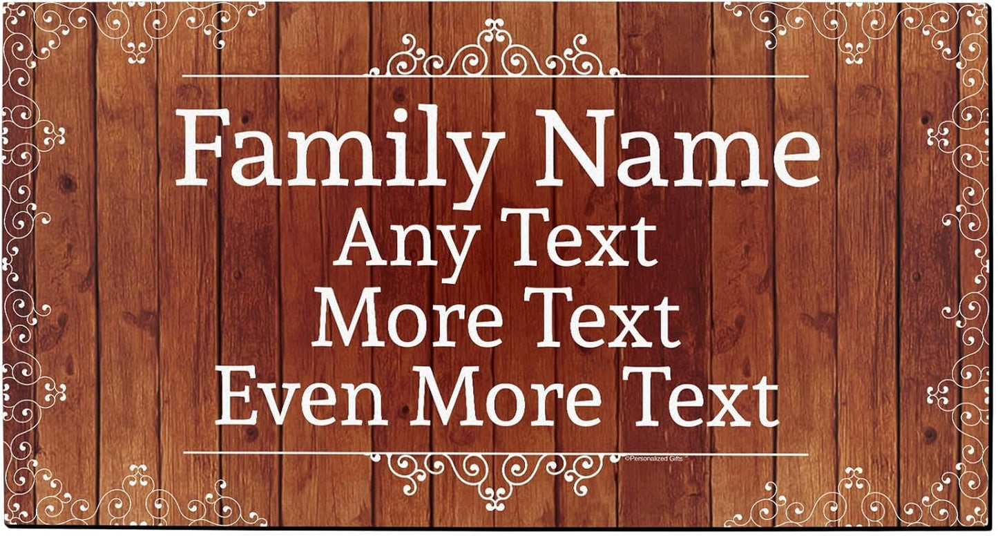 Custom Name Gifts Personalized Doormat for Unique Home Style