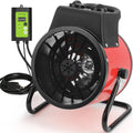 Greenhouse Heater with Digital Thermostat 1500W - Portable Grow Tent