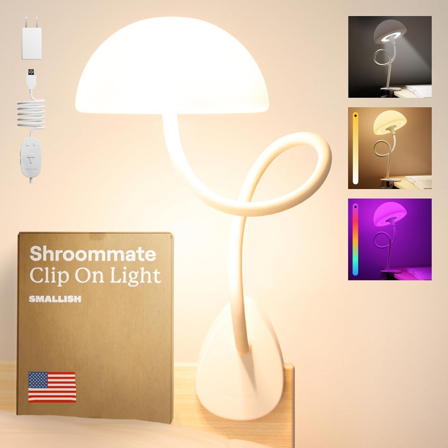 Multicolor Clip-On LED Reading Light