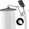 12 Inch Rain Shower Head with Handheld Spray Combo - High Pressure Spa