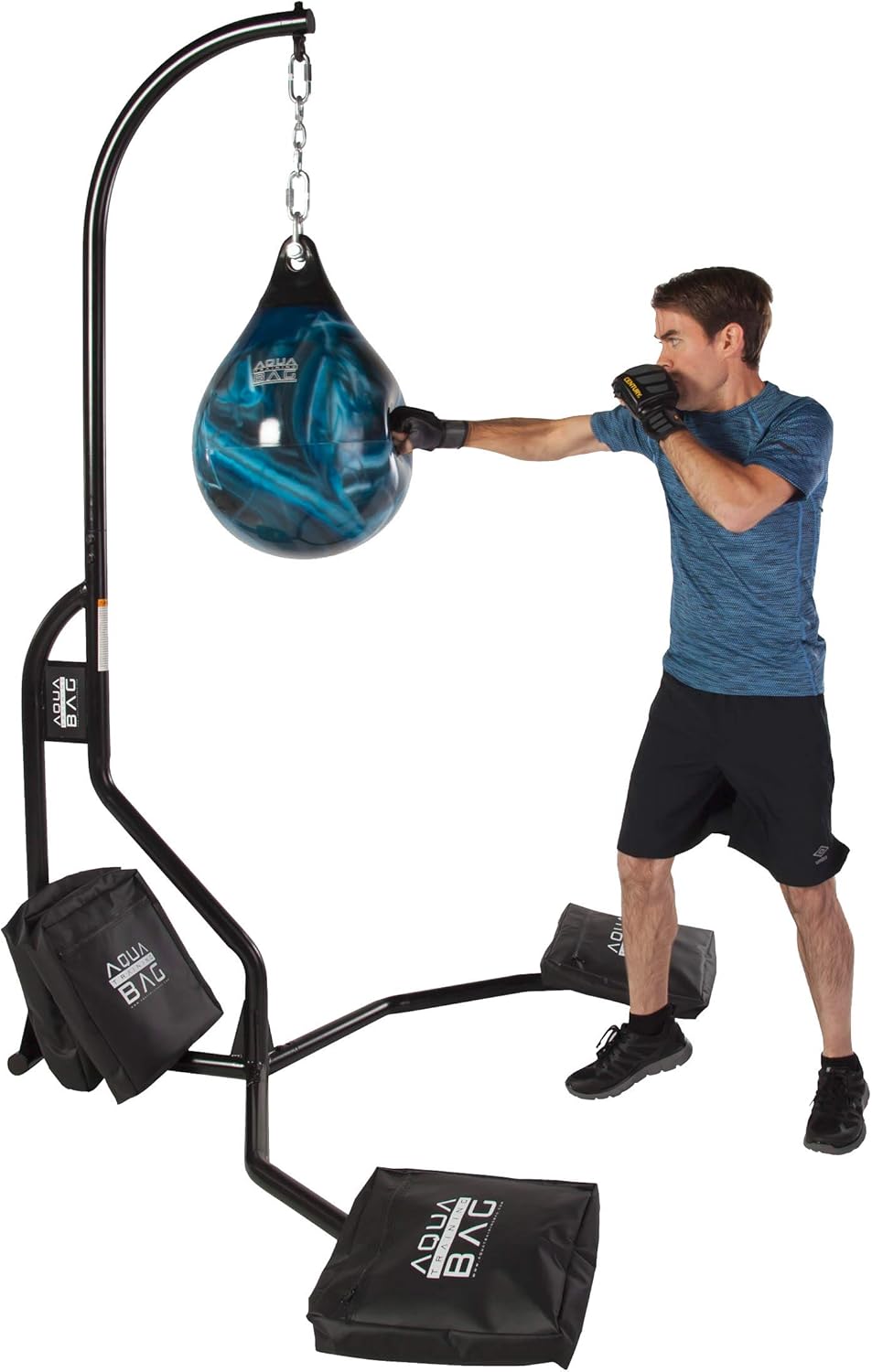 200 lb. Capacity Aqua Training Bag Stand: Swing with Ease!