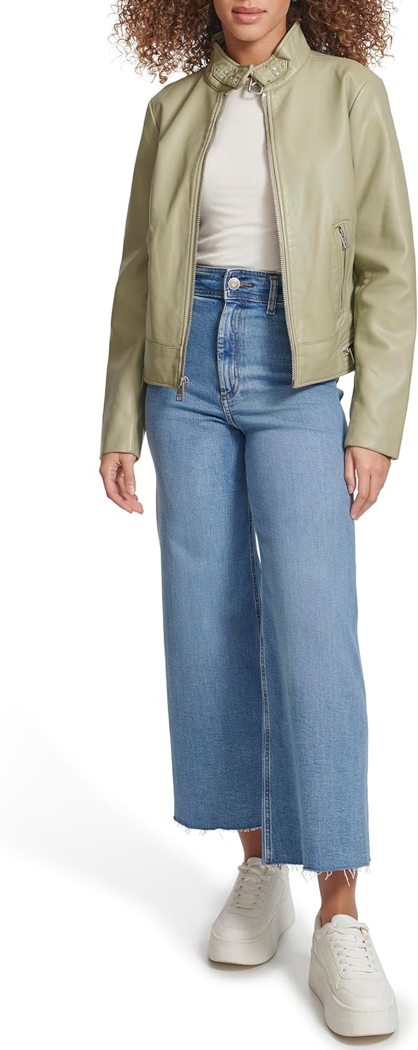 Levi's Women's Faux Leather Motocross Racer Jacket for Style