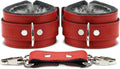 VP Leather Barcelona Cuffs - Premium Lambskin & Latigo Restraints