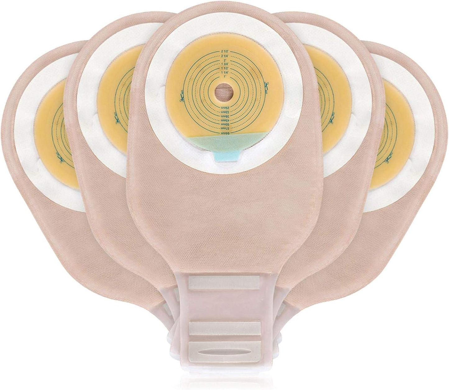 Carbou 20 PCS Colostomy Bags for Comfortable Ostomy Care