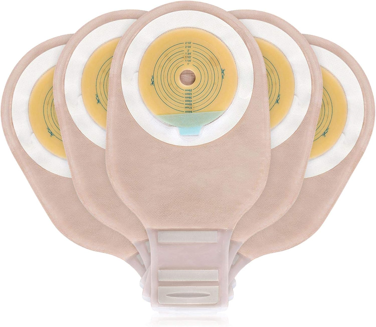 Carbou 20 PCS Colostomy Bags for Comfortable Ostomy Care