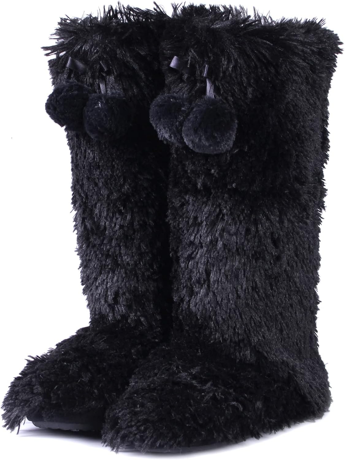 Cozy Indoor Booties for Women - Fluffy Anti-Slip Slipper Boots