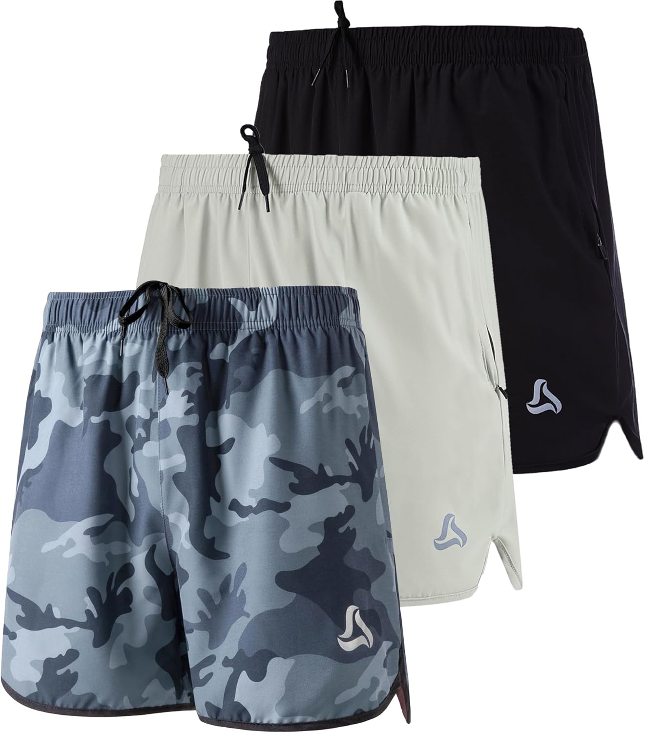 SILKWORLD Men's Running Stretch Quick Dry Shorts for Active Life