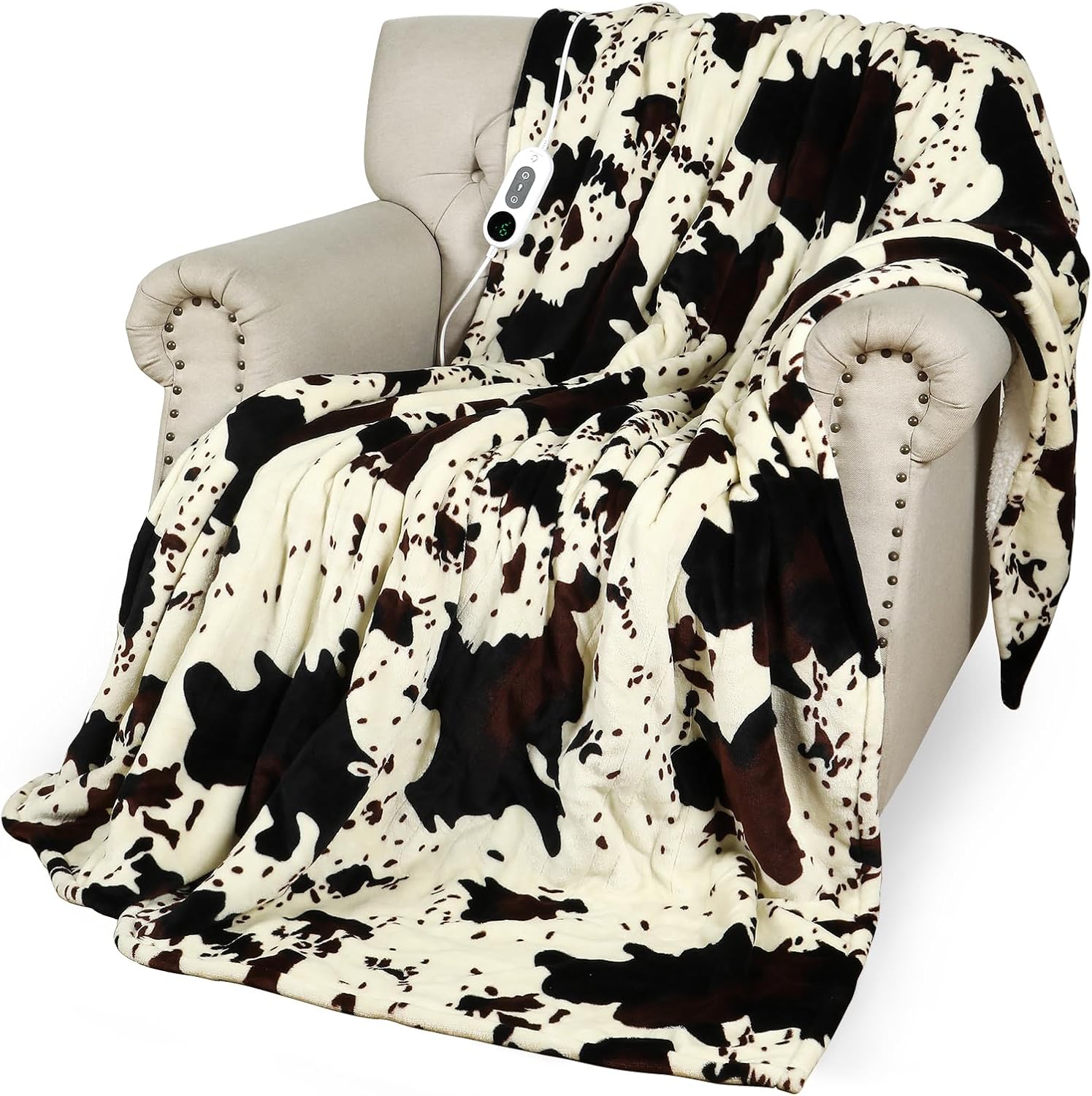 Heated Throw Blanket for Cozy Warmth with 9 Heat Levels