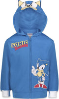Sonic the Hedgehog Fleece Zip Up Hoodie for Kids - Cozy Style