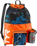 TYR Big Mesh Mummy Backpack For Wet Swimming and Gym Gear - Large 40L