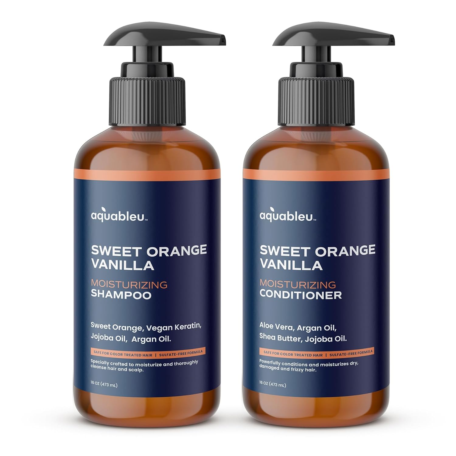 Aquableu Moisturizing Shampoo & Conditioner Set