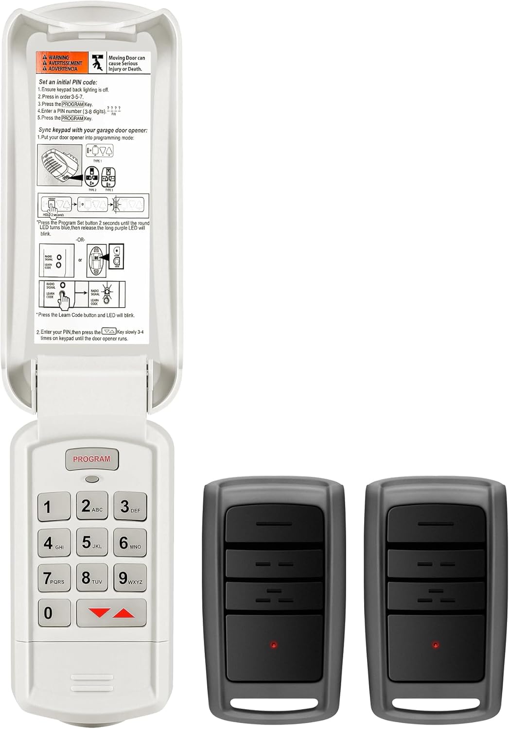 Keypad & Remote for Overhead Door Garage Opener - Reliable Access