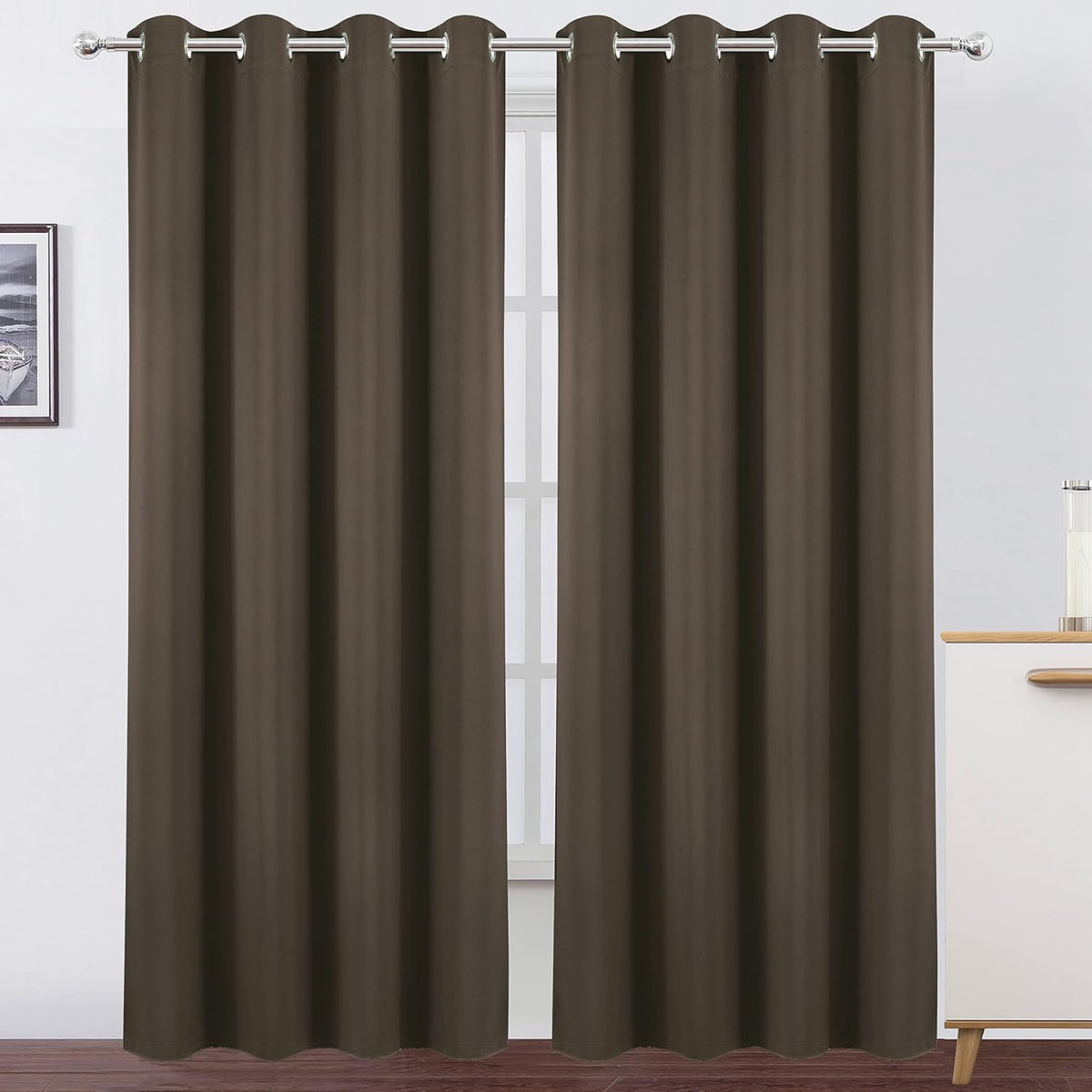 Blackout Curtains Set of 2 Panels for Ultimate Room Darkening