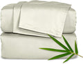 Pure Bamboo Twin Sheets Twin Size Birch - Cooling 100% Viscose