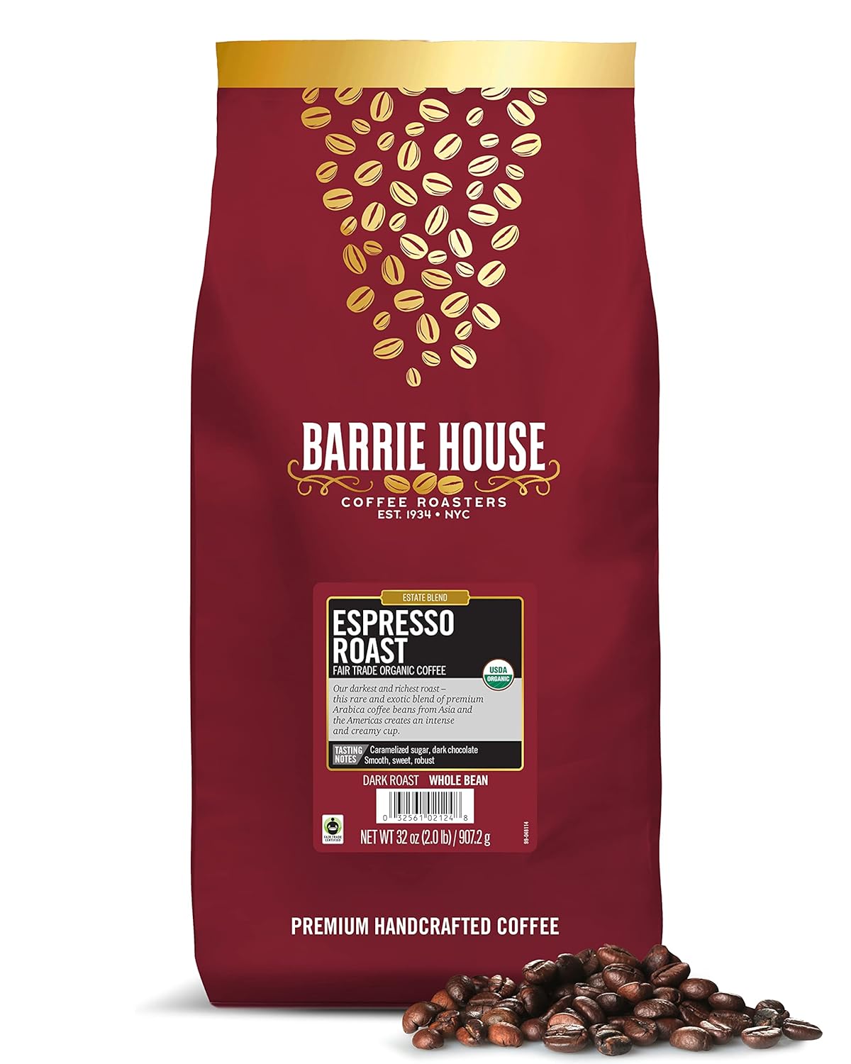Barrie House Fair Trade Espresso Roast | Sweet & Robust | 100% Arabica Beans