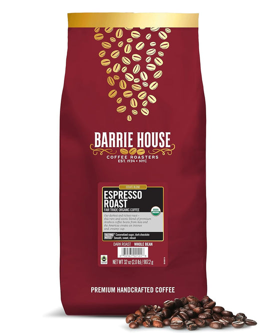 Barrie House Fair Trade Espresso Roast | Sweet & Robust | 100% Arabica Beans