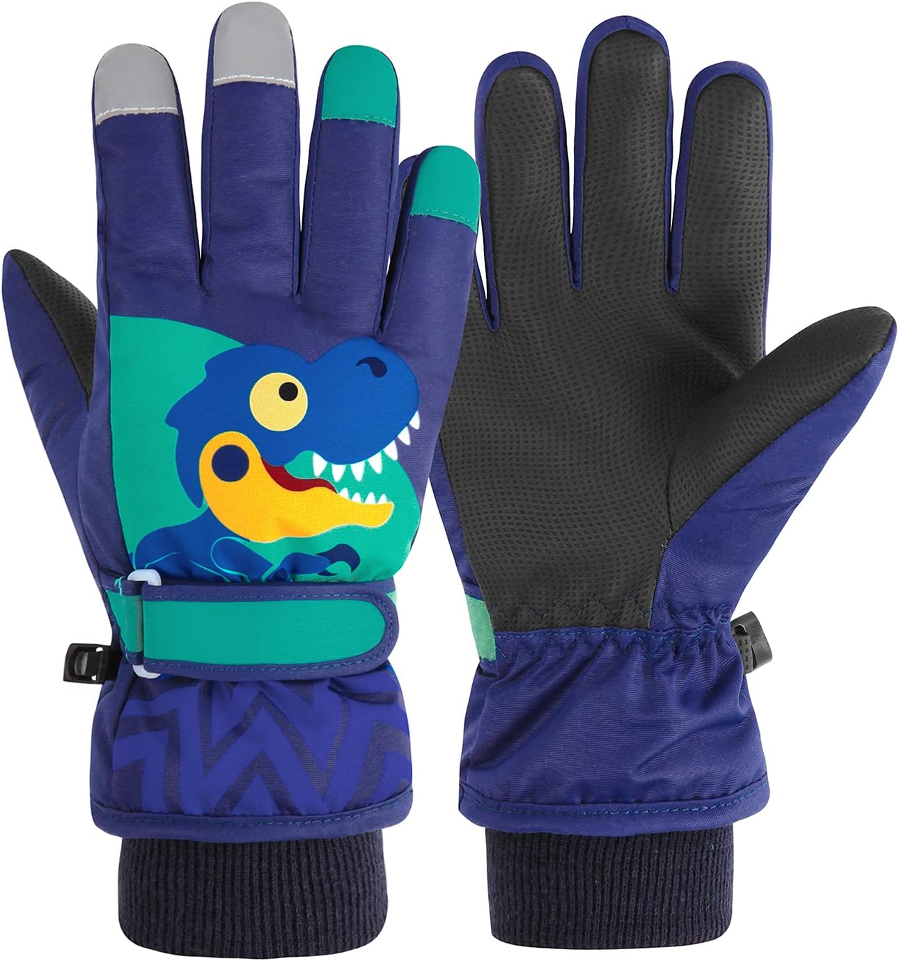 American Trends Kids Waterproof Snow Gloves 