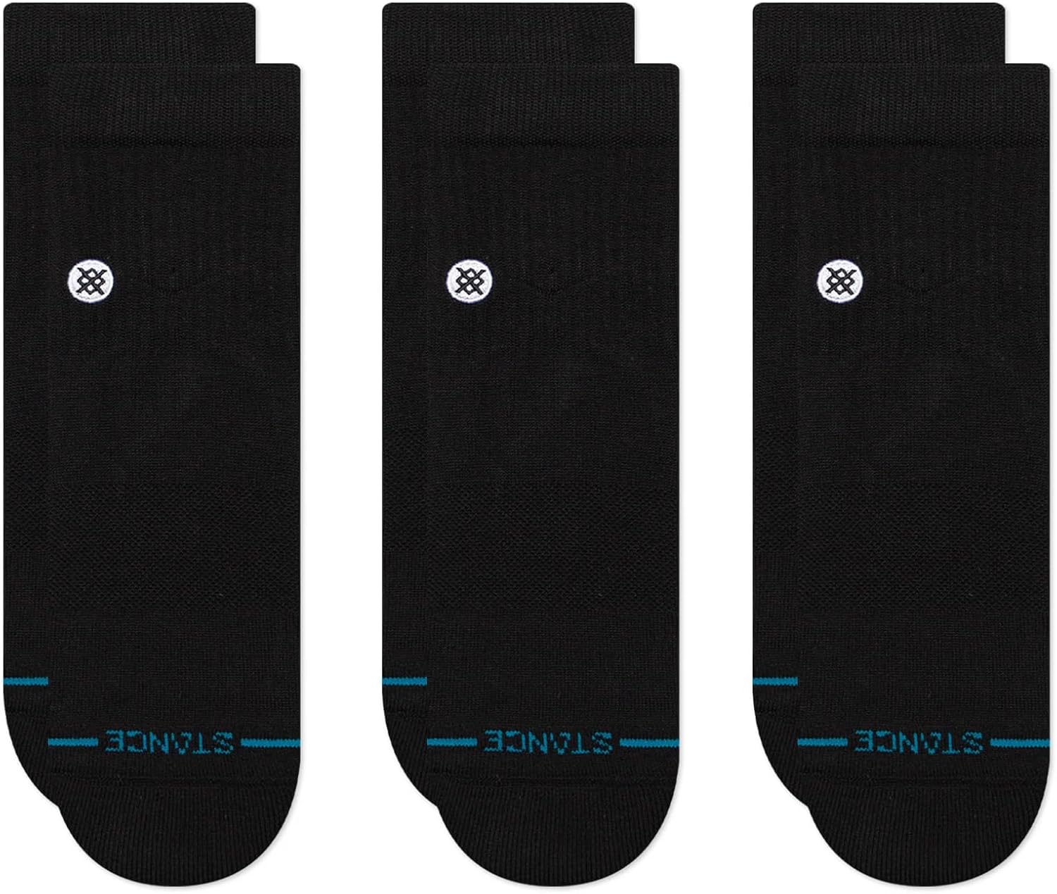 Stance Icon Quarter Socks 3 Pack for Comfort and Style