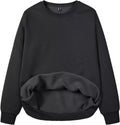 Stylish women's fleece lined sweatshirt for winter by MAGCOMSEN