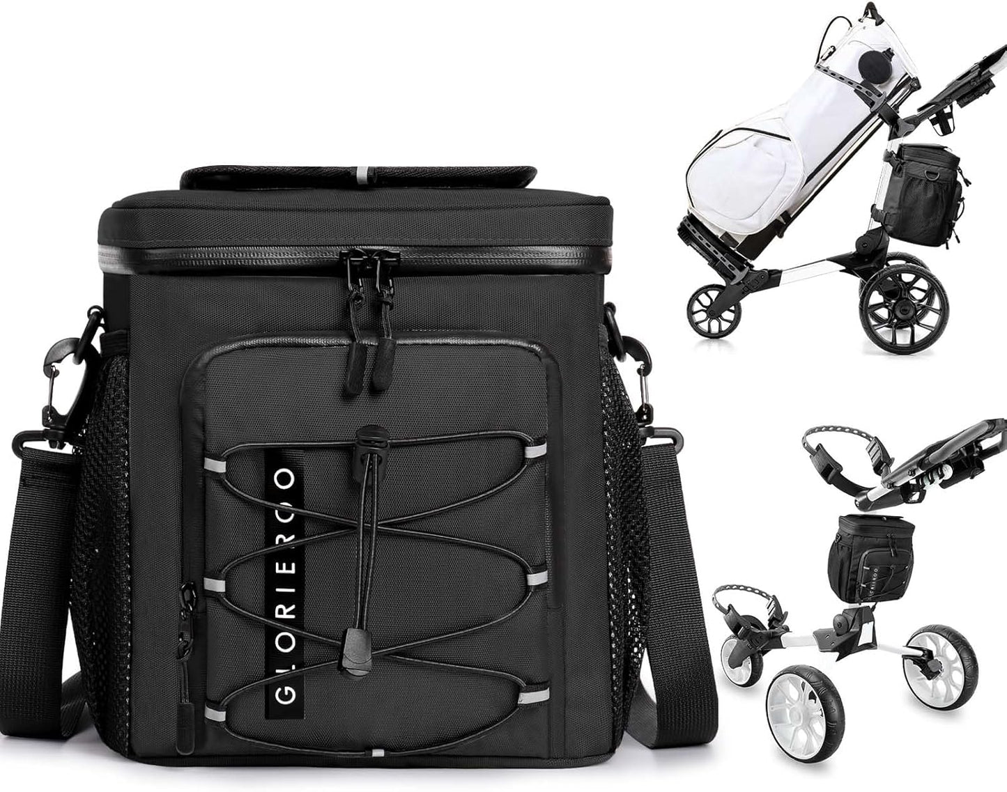 Insulated Golf Cart Cooler Bag - Keep Drinks Cold On-the-Go!